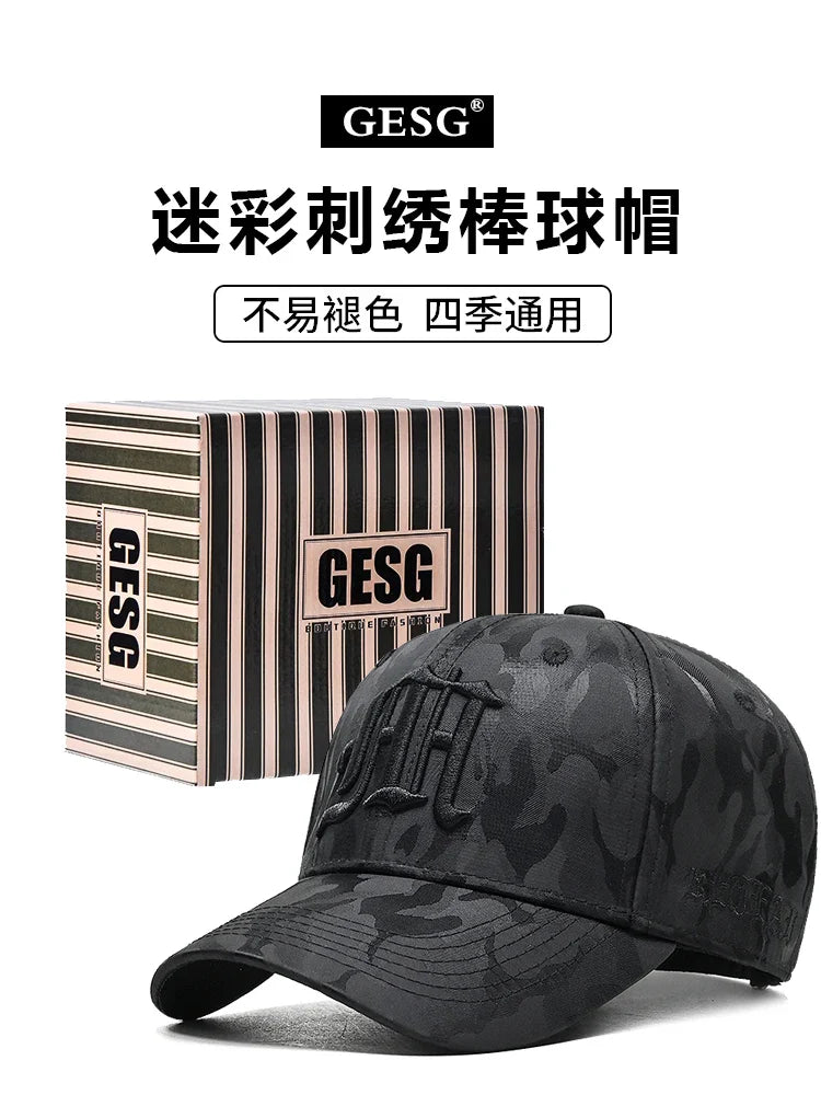 InlnDtor2024 new camouflage embroidered letters trucker 112 baseball cap street hip hop back snapback cap