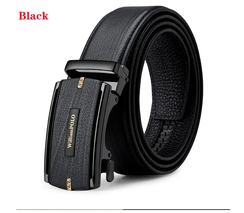 Men's automatic buckle belt, fashionable and versatile waist belt, personalized and casual pants belt