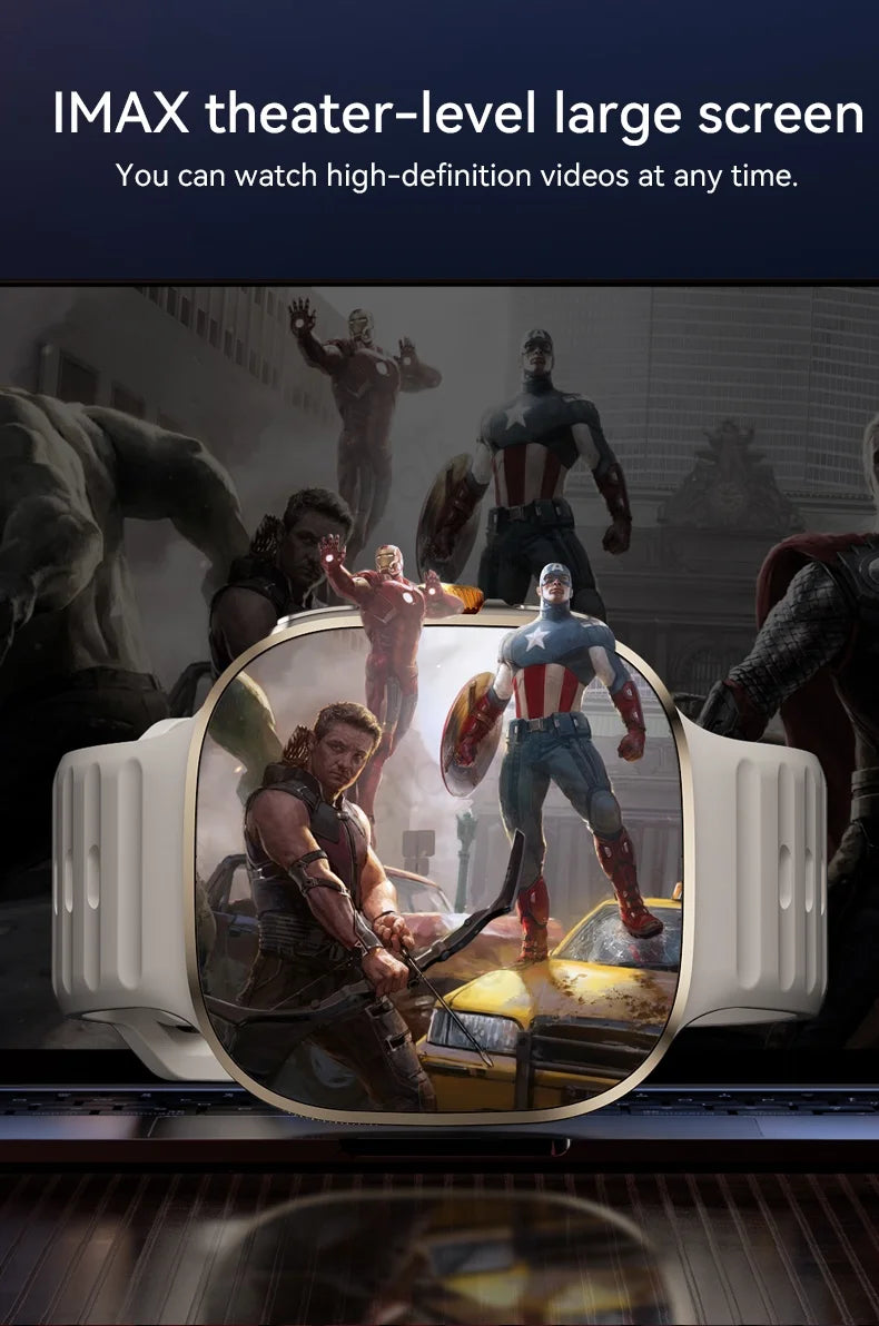 M99 Smartwatch 5G With 2.4inch Amoled Screen 900W Rotating Camera WIFI GPS Position Compass NFC Bluetooth 1024GB Smart Watch