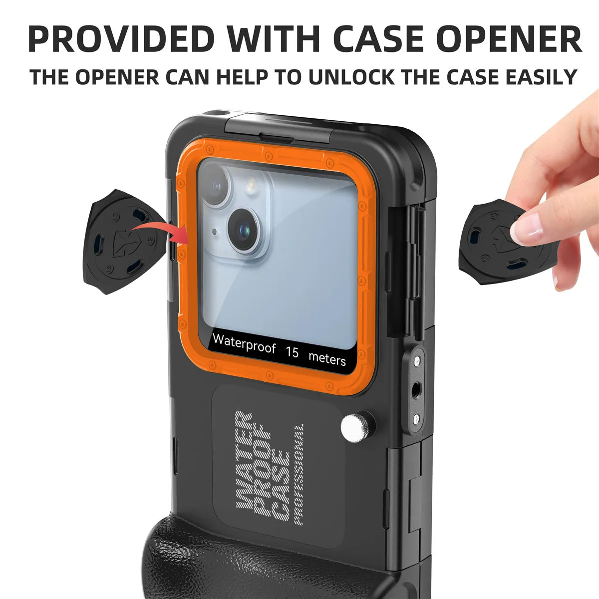 ShellBox Professional Waterproof Case For Apple iPhone 17 16 15 14 13 12 Pro Max 16E Plus Air Seal Underwater Diving Phone Cover