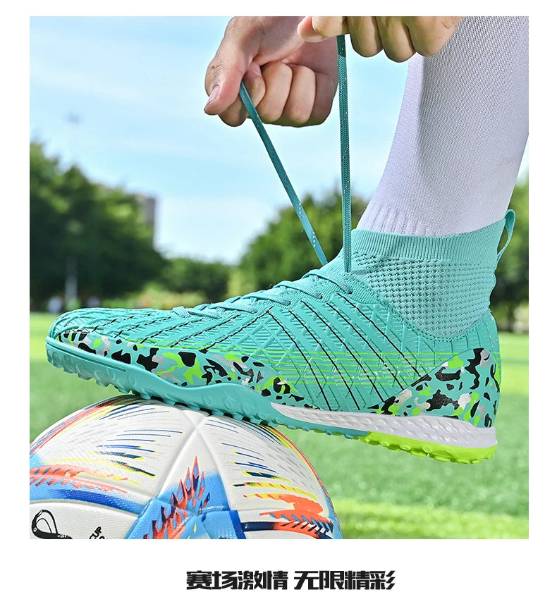 Outdoor Soccer Shoes Men Professional Training Football Boots