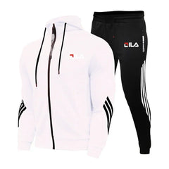 Spring and autumn men's sportswear 2-piece set zipper jacket casual sports pants