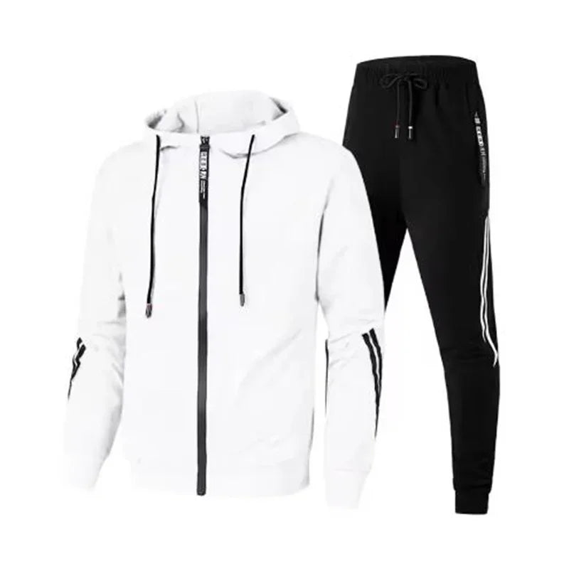 Men's Set Pullover Sweatshirt Hoodies Sweatsuit Long Sleeve High Quality Sports Suit 2025 Outdoors Daily Fashion Casual Clothing