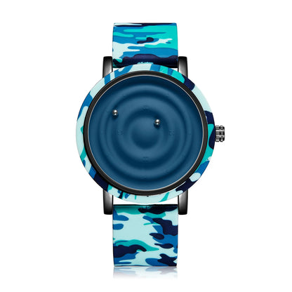 Personalized fashionable floating magnetic pointer free ball bearing creative simple waterproof quartz watch student women men