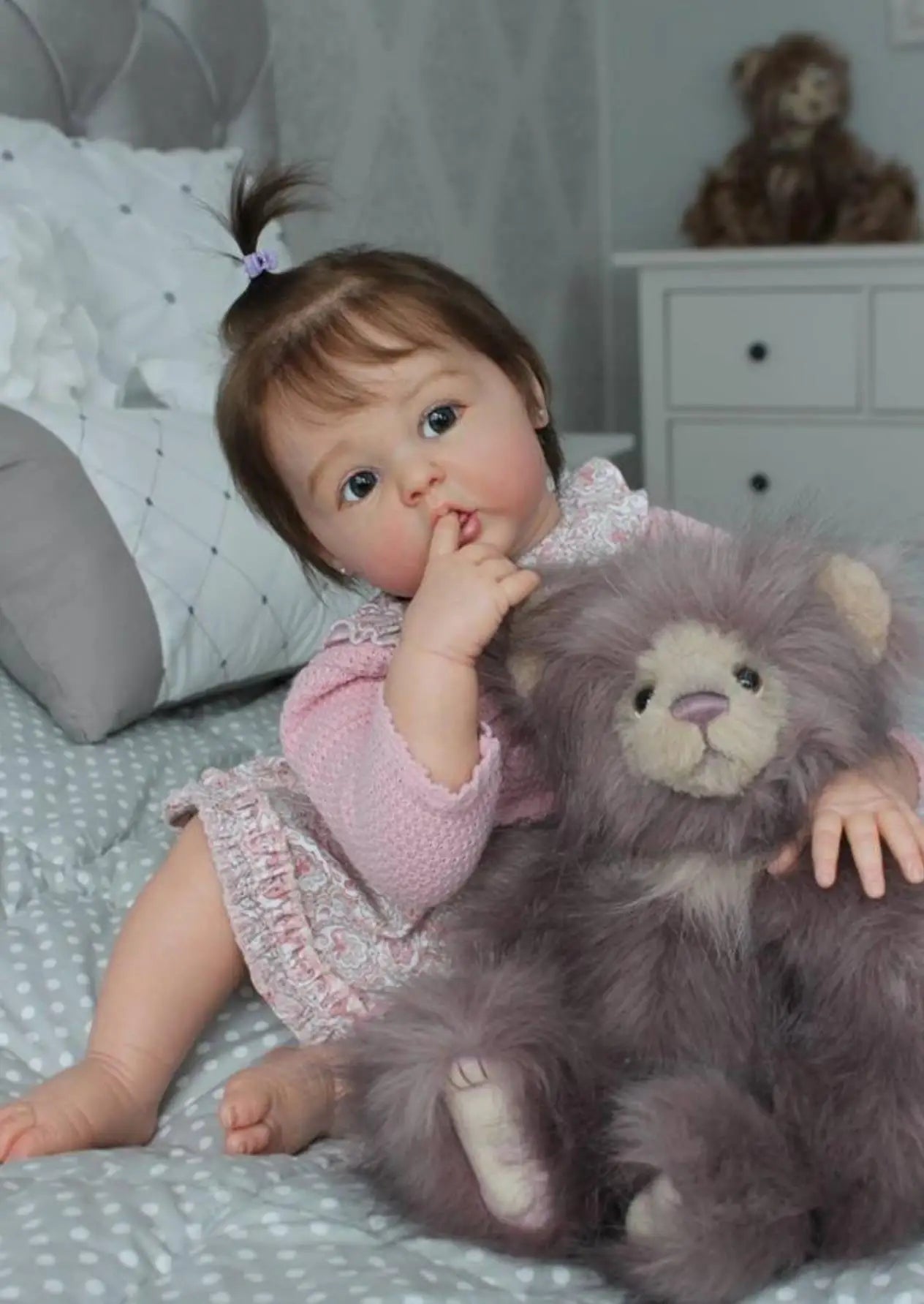 BZDOLL Two Versions 50cm/60cm Baby Reborn 3D-Paint Skin with Vein Realistic Silicone Doll Toy Handmade Princess Toddler Bebe Toy