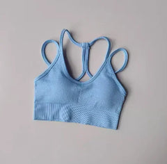 Sports underwear women's running shockproof summer quick drying back fitness bra
