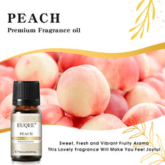 10ml Sweet Fruity Fragrance Oil For Diffuser DIY Soap Candle -Mango Strawberry Cherry Apple Litchi Pineapple Aroma Oils