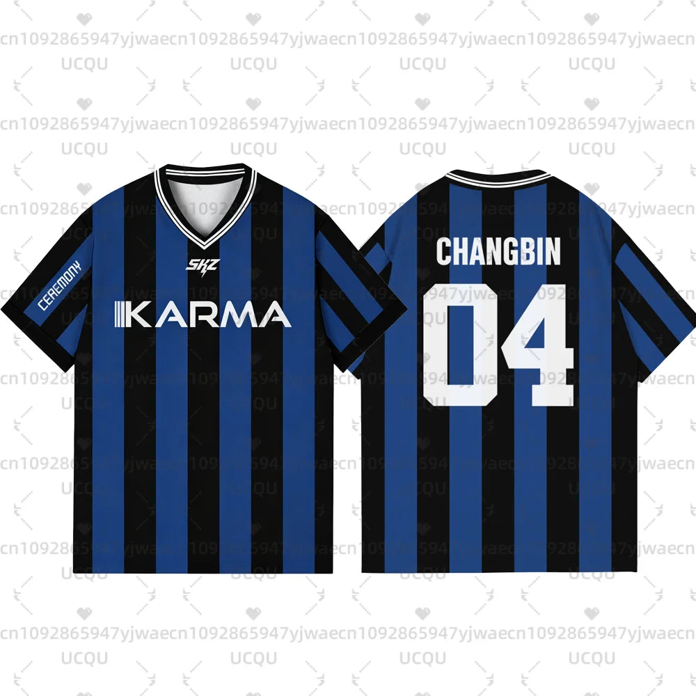 Adult Women's Men's Boys' Casual Sporty KARMA Ceremony 3D Print Graphic T-Shirt Girl Tee Outdoor Sports T-shirt