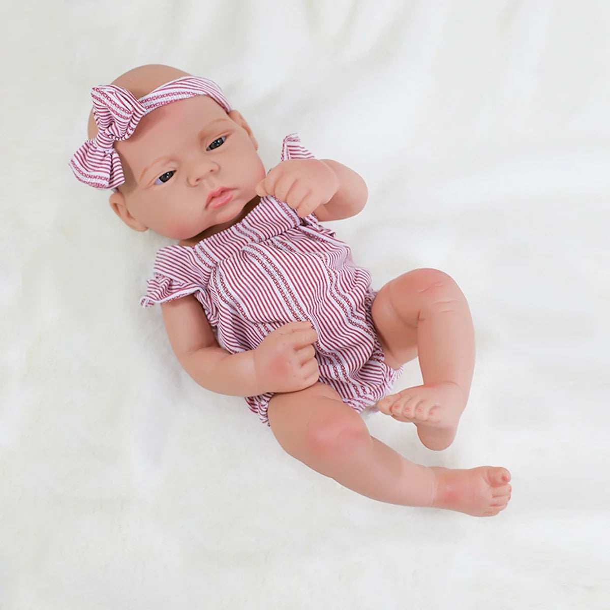 15.75inch 40cm Reborn Dolls Baby  Dolls Toys Girl Lifelike Reborn Dolls Full Body Vinyl Girl Doll Bebe Doll Toy Birthday Gift