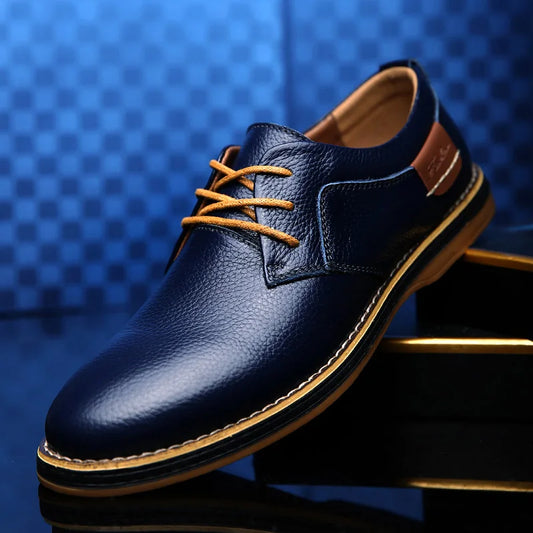 Genuine Leather Men Dress Shoes Fashion Men Formal Shoes