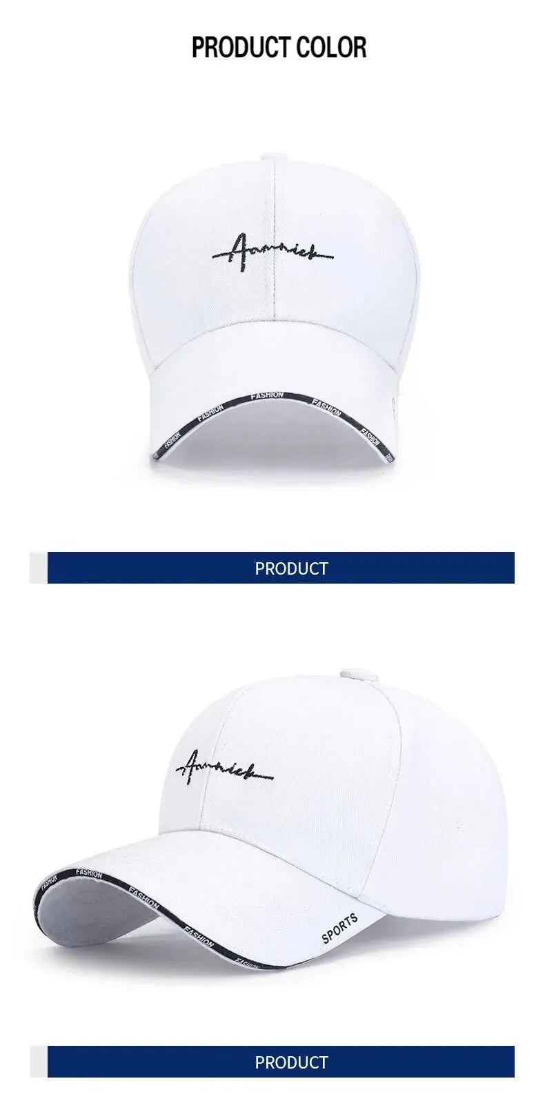 Hat Women's Korean Version Letter Embroidery Cap Baseball Cap Internet Celebrity Sports Breathable Hat Sun Hat
