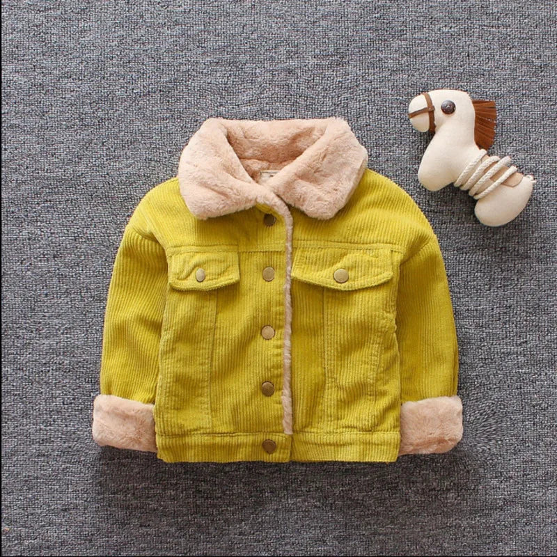 New Winter Fashion Baby Girl Clothes Children Boys Thicken Warm Jacket Kids Coat Toddler Casual Cotton Costume Infant Sportswear