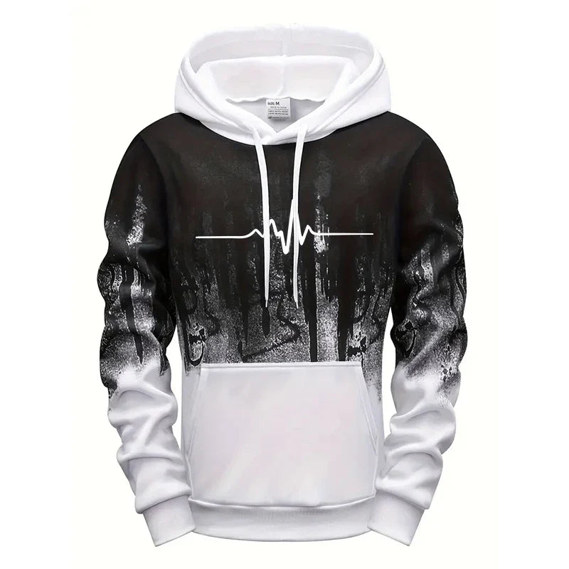 High Quality Men's Tracksuit Casual Jogging Men Versatile Sweatshirts Sweat Pants Fashion Comfort Daily Sports Simple Hoodie Set