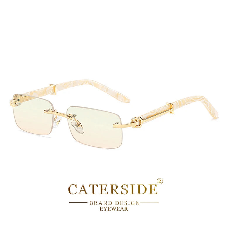 Sunglasses Men Luxury Brand Designer Classic Rectangle Sunglasses Male