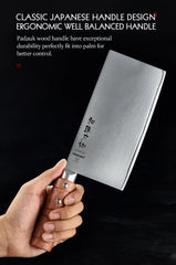 7 Inches Slicing Knife Stainless Steel 3 Layer Composite Steel Professional