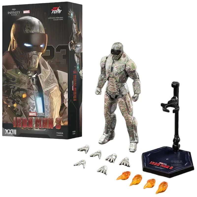 ZDTDS Original Iron Man MK37 Hammerhead MK12 MK38 Igor MK9 Iron Patriot War Machine legends Avengers Action Figure Collect Toy