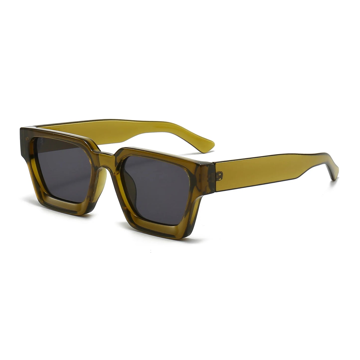 KLASSNUM Men Square Frame Sunglasses 2025 Luxury Brand Designer Sun Glasses Retro Trendy Shades UV400 Unisex Women Glasses New