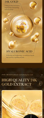 20pcs Gold Hyaluronic Acid Face Mask Facial skincare Brightening Moisturizing Firming Facial Masks Face Skin Care Products