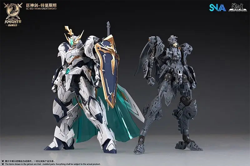 HG 1/144 SNAA SC-002 Titan Greatsword Tristan Assembly Model Kit SC-009 Divine Invoker Percival The Round Table Knights Figure