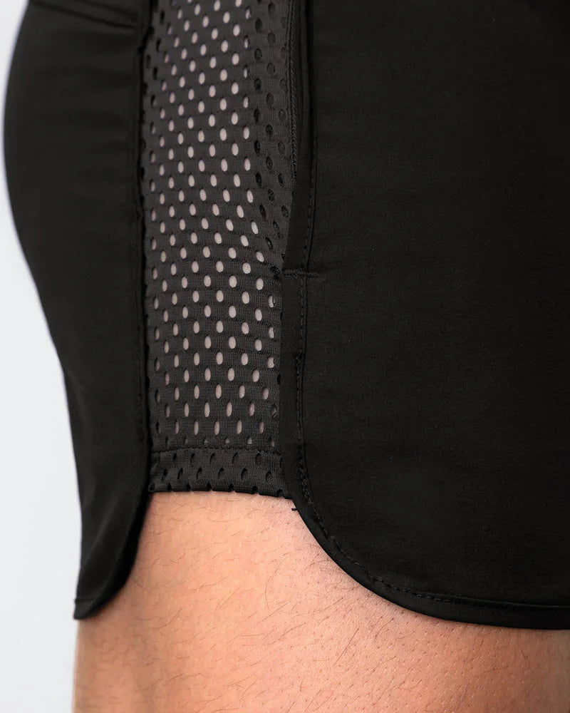 Mens Beach Board Shorts Marathon Pants Elasticity Mesh Breathable Quick Dry Fitness Surfing Sportswear Comfy Loose Home Aro Pant