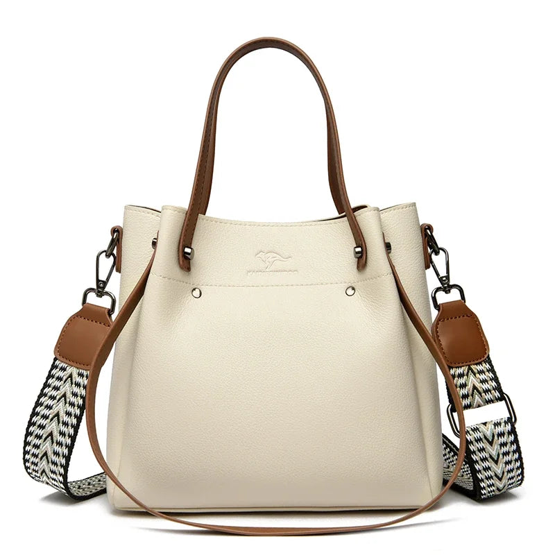 Genuine Leather Shoulder Crossbody Bags for Women Luxury Handbags
