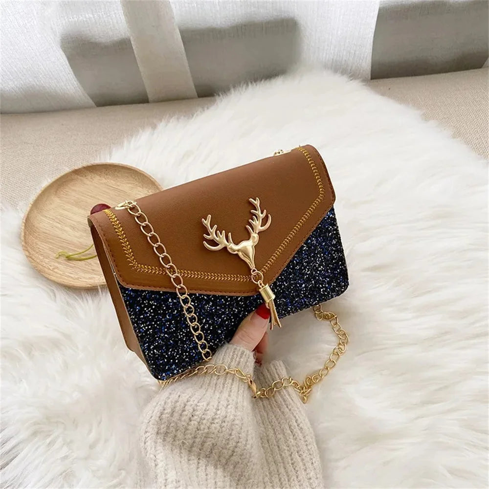 Shoulder Bags Small Square Messenger Bag Women  Female Handbag Phone Purse