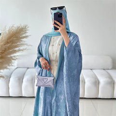 Kimono Batwing Abaya Dubai Luxury Kaftan Islam Muslim Modest Dress for Women