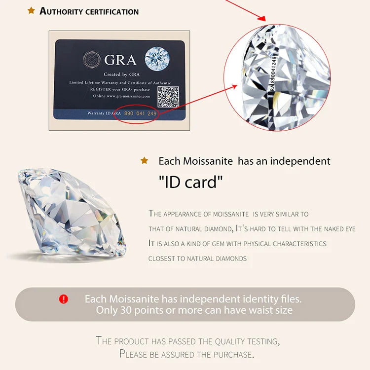 BAMOER 4 Prongs Moissanite Earrings for Women Solid 925 Sterling Silver 2CT VVS1 Lab Diamond Sparkling Classic Wedding Jewelry