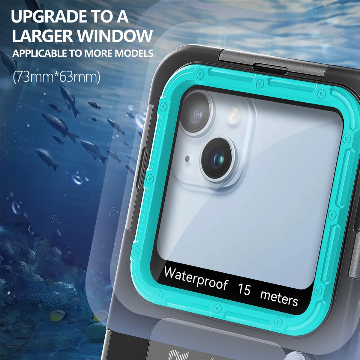 ShellBox Professional Waterproof Case For Apple iPhone 17 16 15 14 13 12 Pro Max 16E Plus Air Seal Underwater Diving Phone Cover