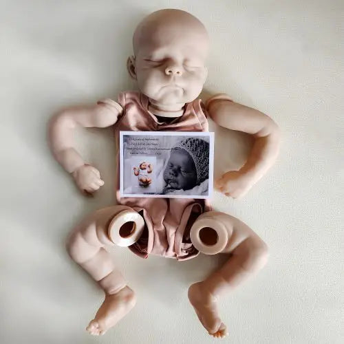 NPK Clearance 21inch Reborn Doll Kit Eric/Erica with COA Limited Edition Fresh color Unpainted Doll Parts with cloth body