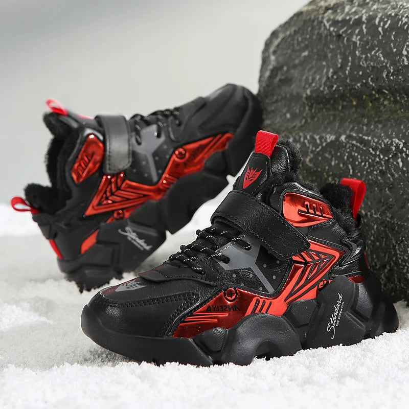 Kids Snow Boots for Boys Girls High Quality Winter Warm Waterproof Children Fashion