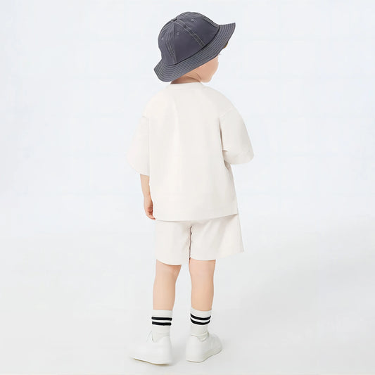 Summer Baby Clothes Sets Kids T-shirt + Shorts Children's Short Sleeve Cotton Tees Tracksuits Loose Style Kids Clothes