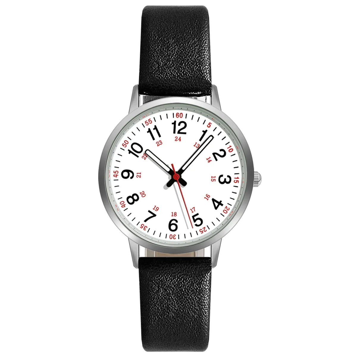 Fashion Women Watch Elegant Quartz Watches PU Leather Strap Wristwatch For Ladies Dress Clock Watches Back Light Reloj Mujer