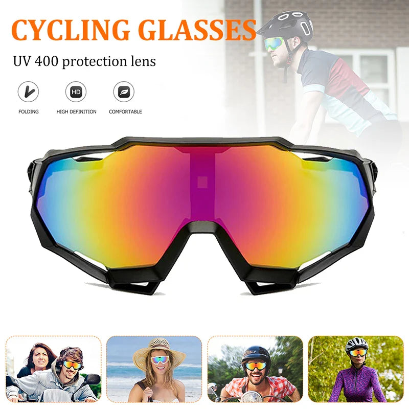Outdoor Cycling Sunglasses UV400 Protection Windproof Glasses Men Women Sports Sunglasses Riding Fishing Runing Hikking Eyewear