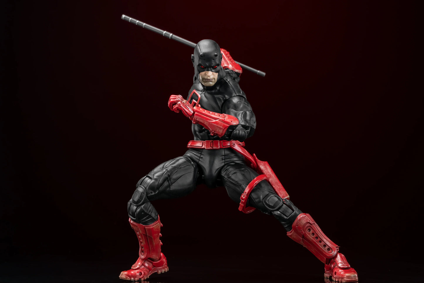 In Stock - FlefToys Marvel Daredevil Classic Red Shadowland Reborn Black 8" Action Figure Devil Defenders Matt Murdock Legends