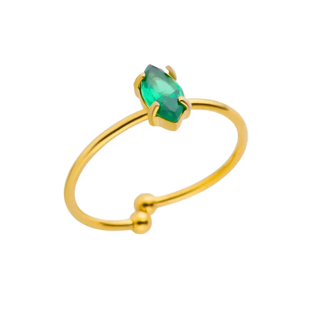 Wedding Rings For Women Gold Color Open Finger Ring Party Jewelry
