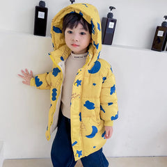 New Girls Boys Down Jacket Winter Coats Children Clothes Hooded Windbreaker Coat