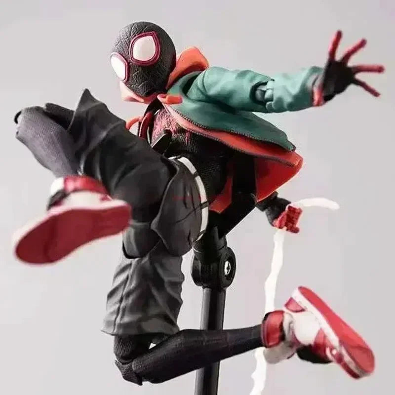 2024 Spiderman Gwen Peter Action Figure Anime Spider-verse Collection Sentinel Miles Morales Figures Christmas Toys Gifts