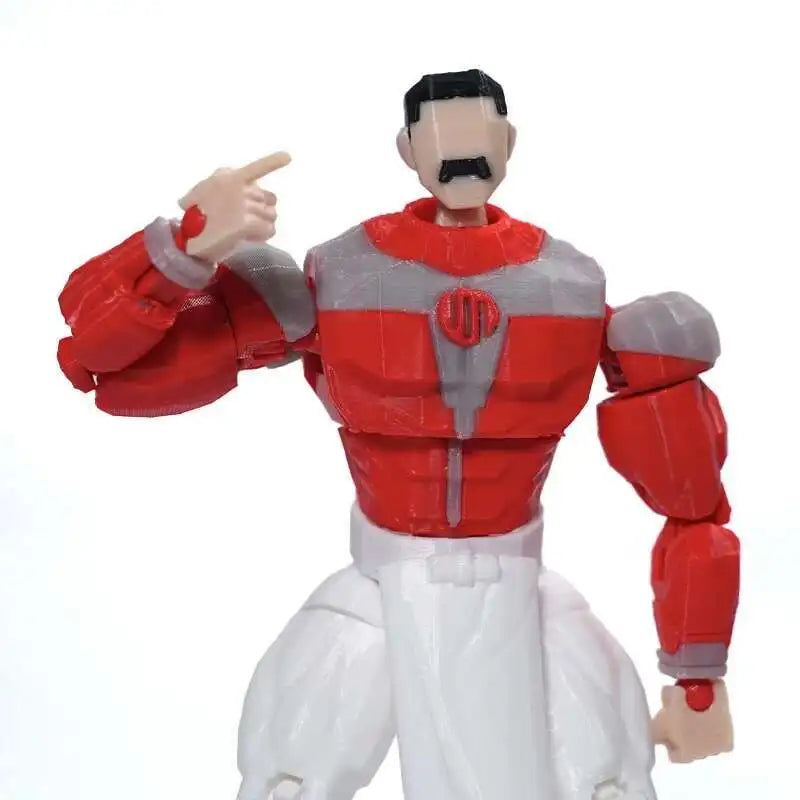 3D Printed Action Figures Invincible 3.0 Superheroes Anime Multi-Jointed Shapeshift Toys Mannequin Model Ornaments Kids Gifts