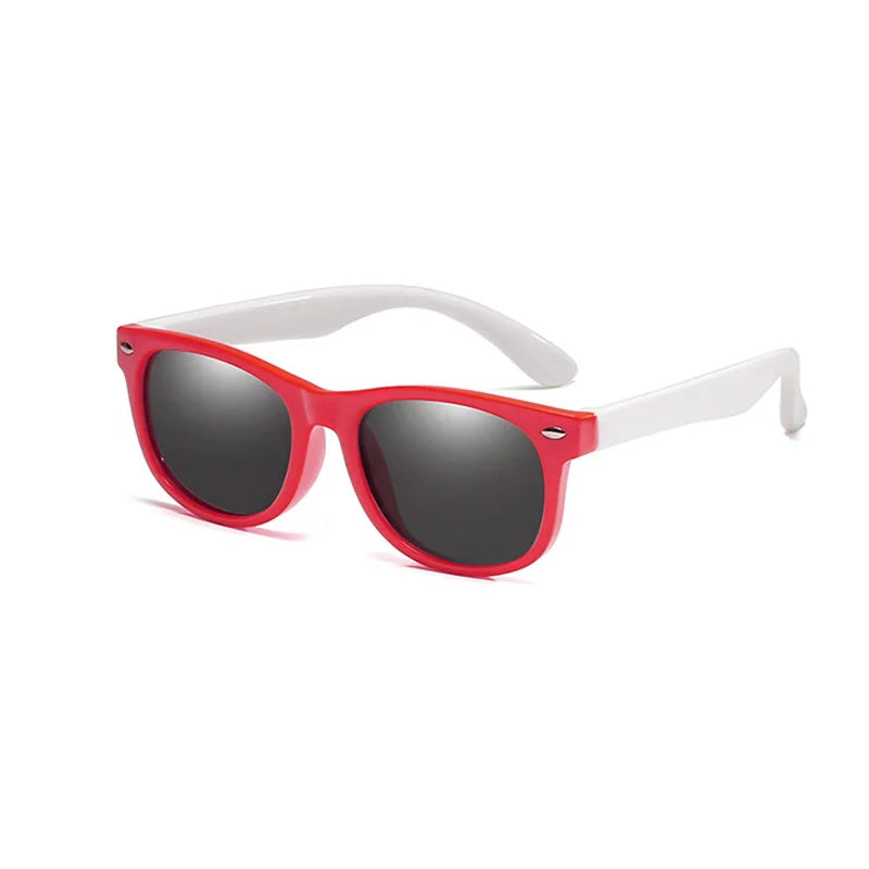 RUISIMO Kids Polarized Sunglasses TR90 Boys Girls Sun Glasses Silicone Safety Glasses Gift for Children Baby UV400 Eyewear