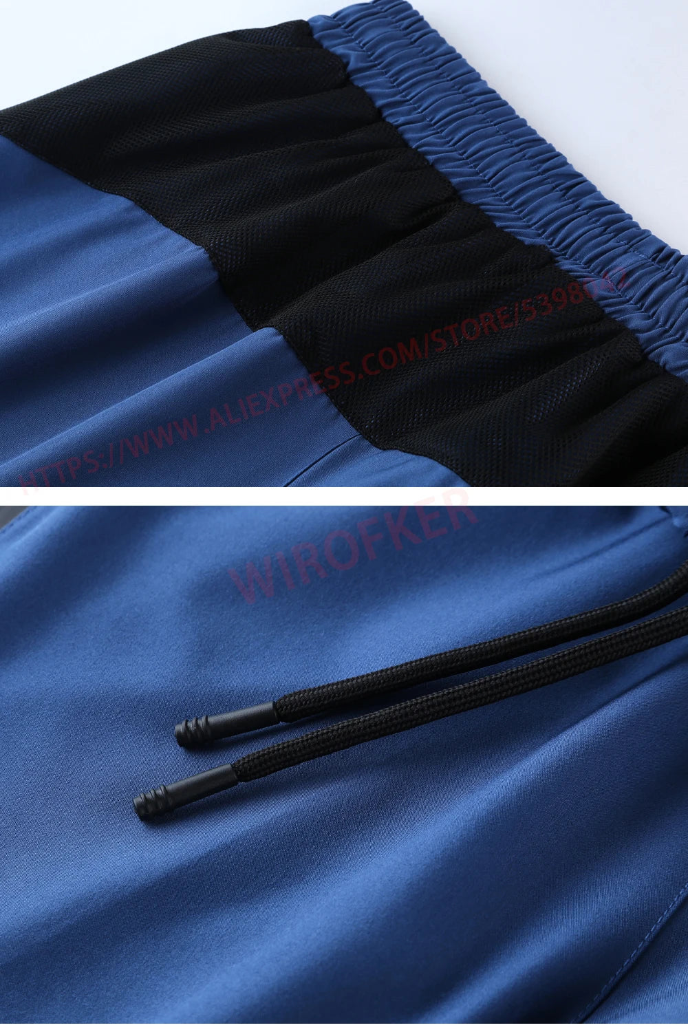 Men Run Shorts Patchwork Training Shorts Zipper Pockets Gym Sports Quick Dry Short