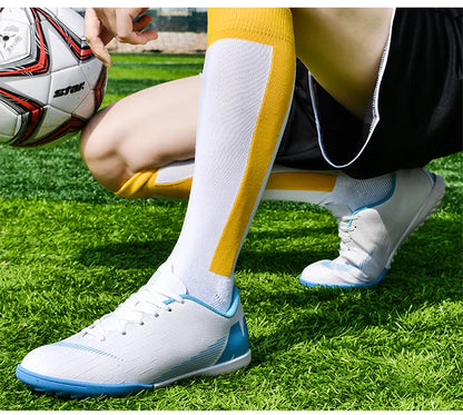 Soccer Shoes Society Grass Indoor Sports Fast Football Field Boots Futsal Non Slip