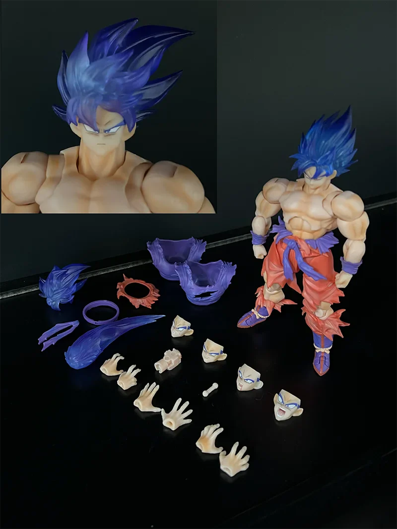 In Stock EC SHF Kaiouken  GOKU Dragon ball Z 1/12 Scale Action FIgure Model Toys Anime Figurals Brinquedos Gift