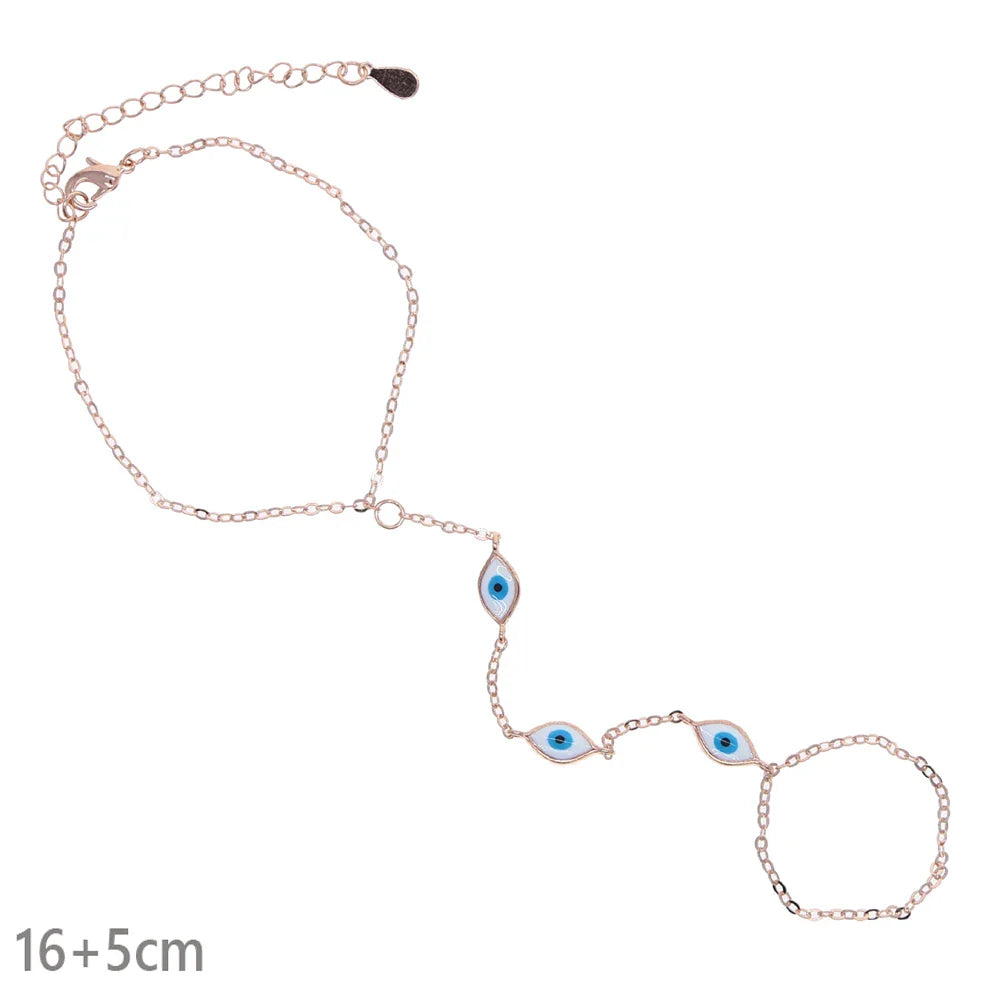 2025 New Micro Pave Clear CZ Tassel Hand Chain Bracelet Gold Color With Round CZ Station Double Chain Fashion Women Jewelry