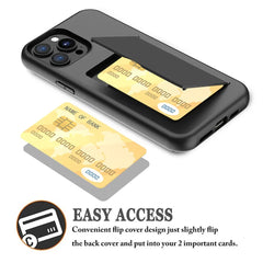 Credit Card Protective Wallets Case For iPhone 16 Pro 15 14 13 12 11 Pro Max for iPhone 16 Pro Max xr xs 7 8 Plus se 2020 Cover