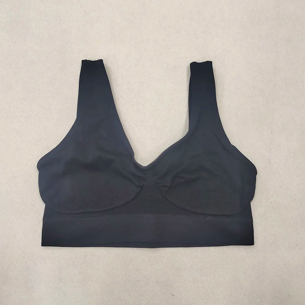 Bra Vest Women sleep Underwear yoga sports Brassiere Big Size