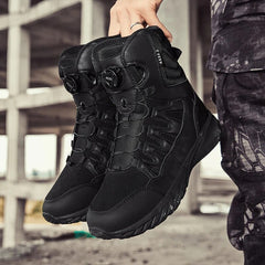 Men Military Boots Tactical Combat Boots Men Outdoor All-match Ankle Boots Work Safty Shoes