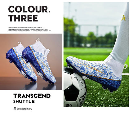 Men Outdoor FG/TF Football Boots Futsal Professional Unisex Soccer Shoes