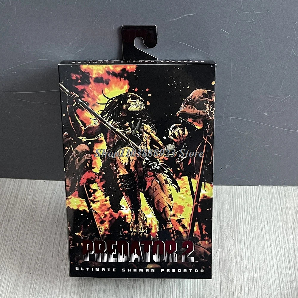 NECA Predator Figrue Ultimate Shaman Elder Armored Lost Warrior Jungle Hunter Snake Vision Predator Alien Figure Model Toy Gifts