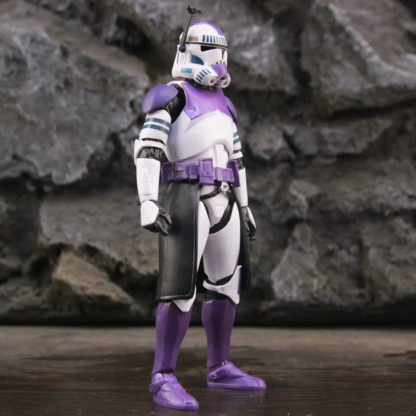New Body 187th Legion Purple Phase II P2 ARF Trooper Rocket Team Leader 6" Action Figure Mace Windu Republic Grand Army Clone